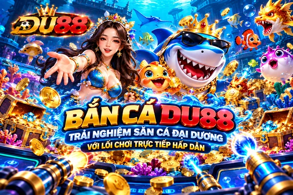 Bắn cá DU88 với trải nghiệm săn cá đại dương, nhiều mục tiêu và hiệu ứng vòng chơi trực tiếp