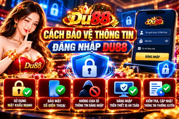 Cách Bảo Vệ Thông Tin Đăng Nhập DU88
