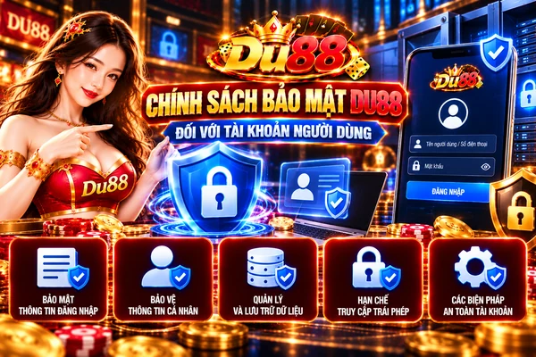 Chính Sách Bảo Mật DU88 Đối Với Tài Khoản Người Dùng Chính Sách Bảo Mật DU88 Đối Với Tài Khoản Người Dùng