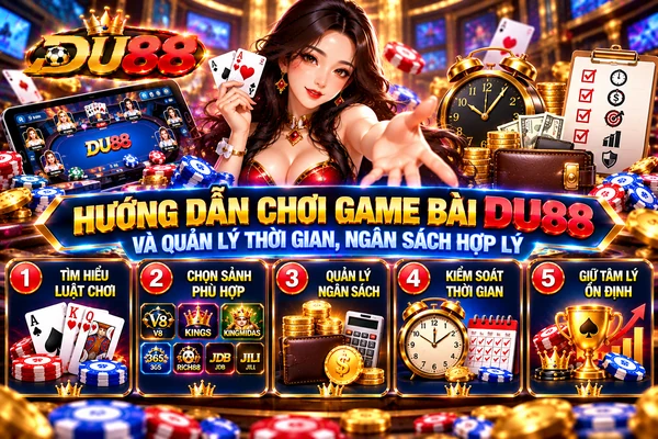 Hướng dẫn chơi game bài DU88 và quản lý thời gian, ngân sách hợp lý với 5 lưu ý chính