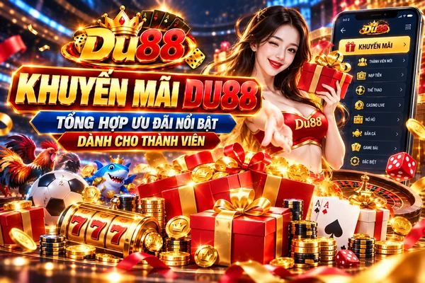Khuyến Mãi DU88 – Tổng Hợp Ưu Đãi Nổi Bật Dành Cho Thành Viên