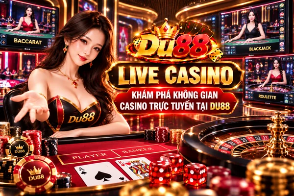 Live Casino – Khám Phá Không Gian Casino Trực Tuyến Tại DU88